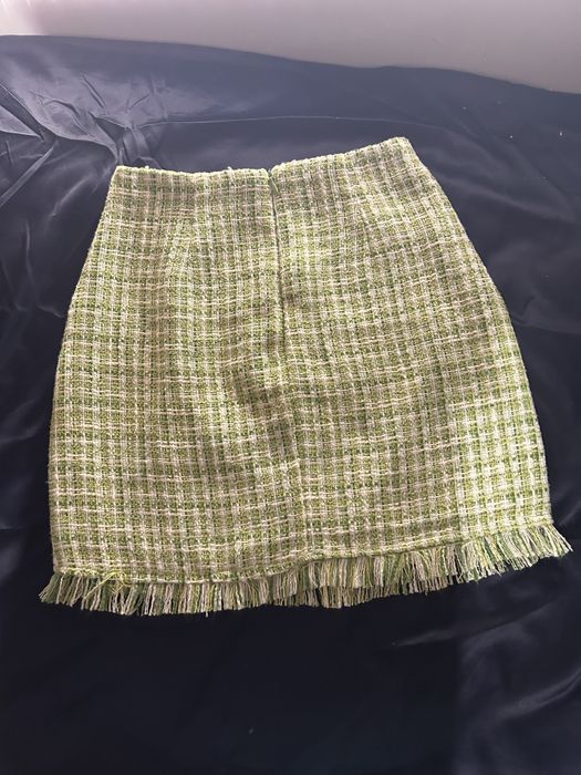 Зелена карирана пола