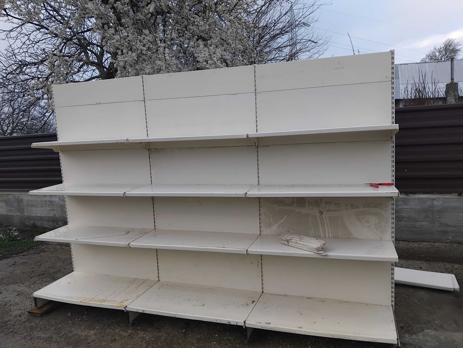 Raft metalic ideal pt magazin format din 3 tronsoane