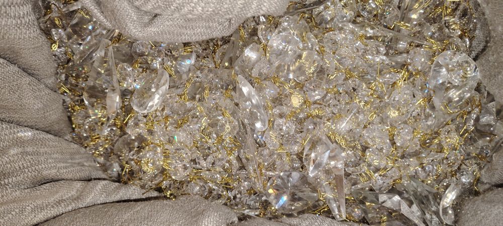 Подвески кристаллы хрусталь от люстры