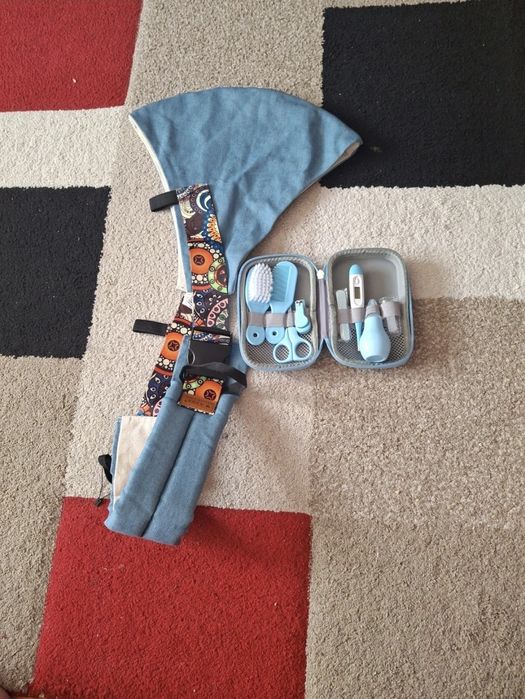 Marsupiu plus set îngrijire unghii bebe