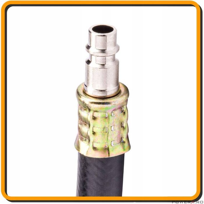 Furtun compresor aer comprimat, 15 metri 10x17 mm 20 bari, Powermat