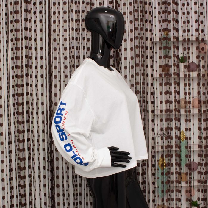 Polo Sport Ralph Lauren Оригинална дамска блуза бяла кроп топ XL