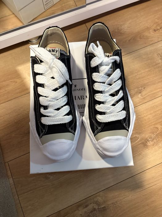 Maison Mihara Yasuhiro Hank OG Sole Black And White Canvas