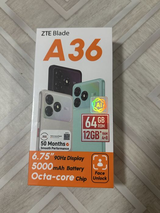 Продам смартфон ZTE A36