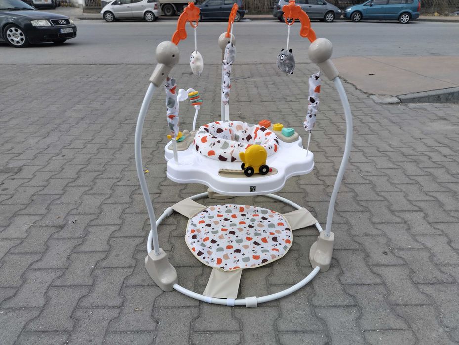 MONI Детско бънджи MAGIC FUN бежов