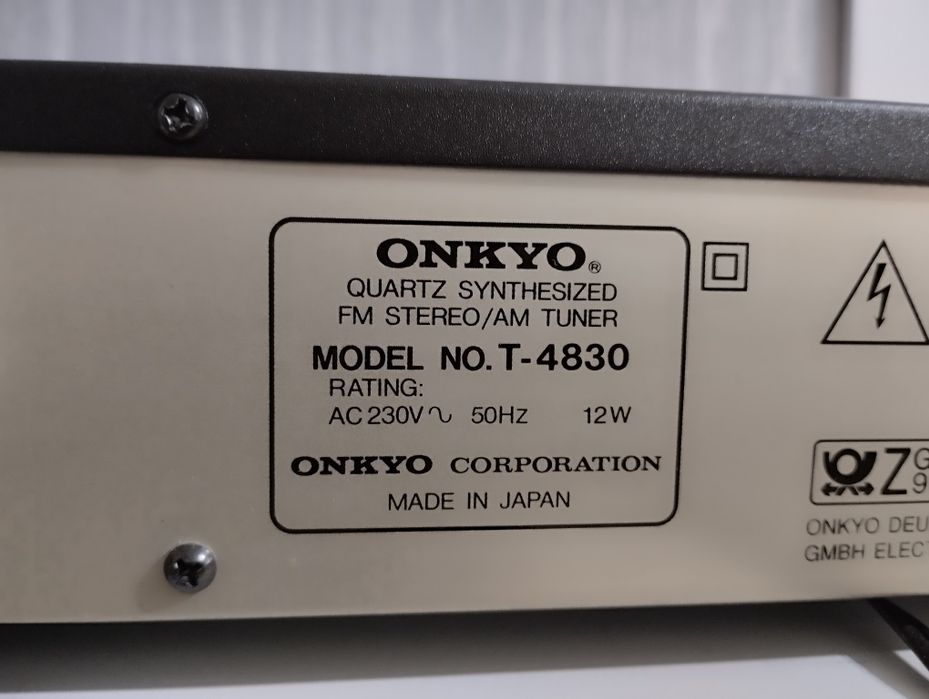 Тюнер Т 4830 FM диапазон