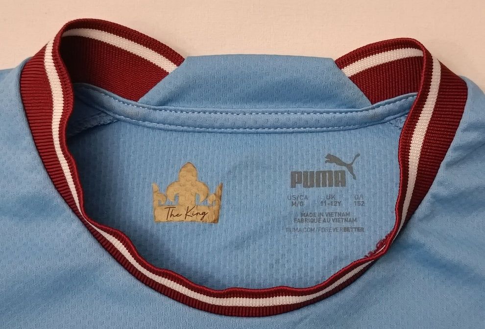 Puma Manchester City #9 Haaland Home Jersey оригинална тениска ръст 137-147см 11-12 години Пума Манчестър Сити фланелка