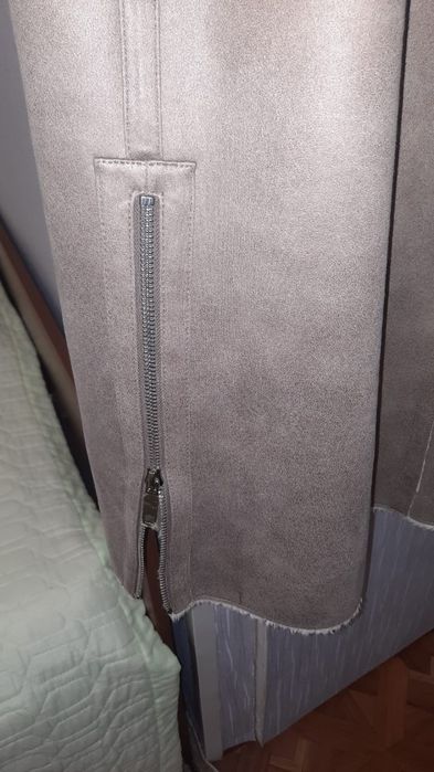 Одежда, дубленка облегченая