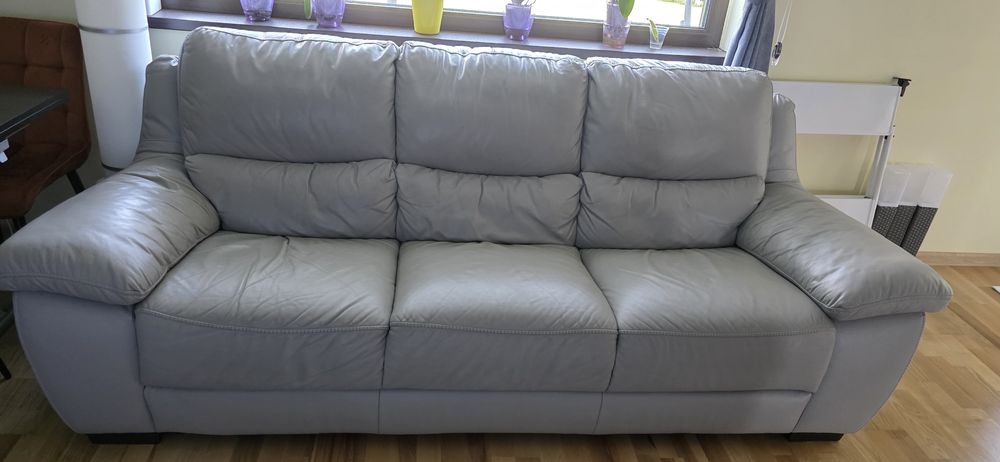 Canapea si fotoliu piele naturala