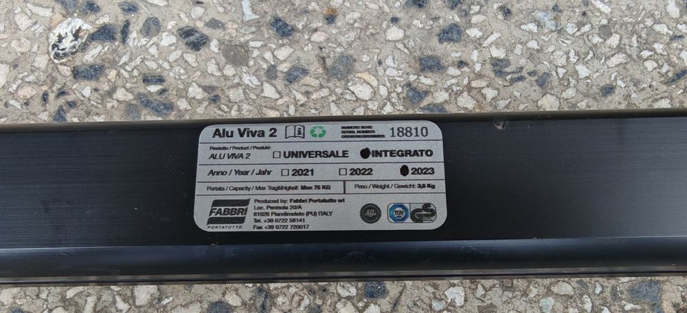 Покривни греди, рейлинг , за BMW f10-f11 (roof bars)
