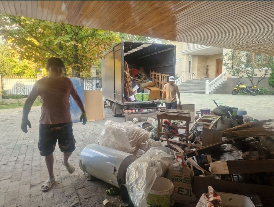 Газель грузчики. Вывоз мусора Алматы