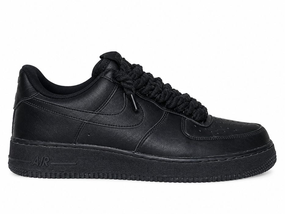 Af1 black rope laces