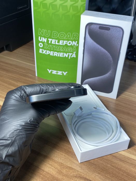 iPhone 15 Pro • 128 GB • Black Titanium