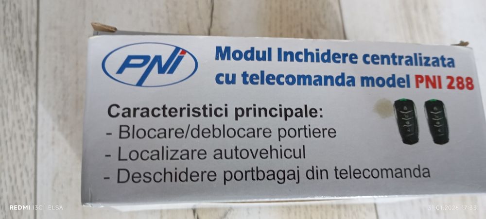 Închidere centralizată pentru autoturisme  cu telecomandă