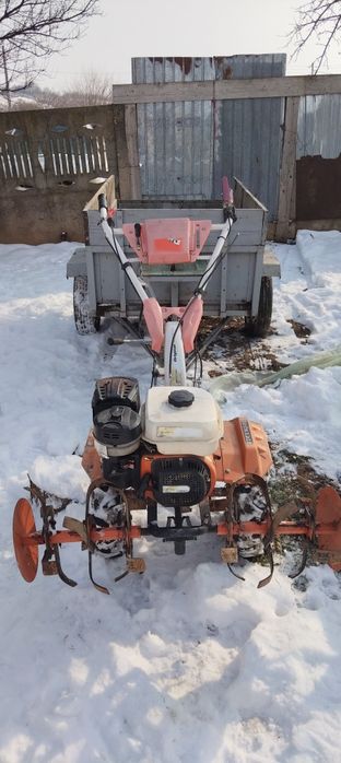 Motocultor Ruris Acc1 și remorca