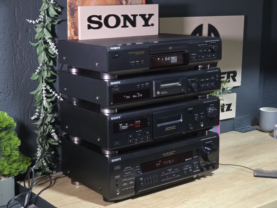 Linie audio SONY, minidisc MD, cd player, casetofon deck, receiver hifi stereo, surround cinema