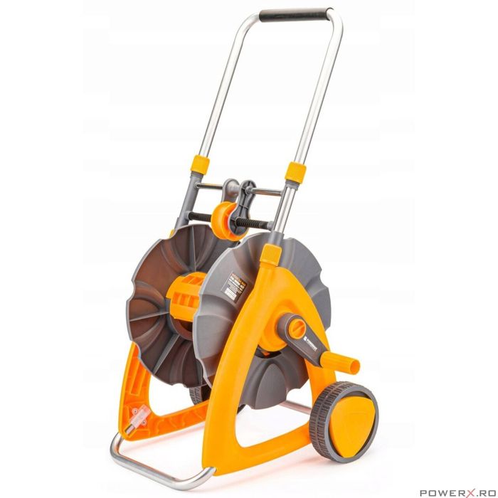 Tambur pentru furtun de gradina 45 metri 1/2", Powermat