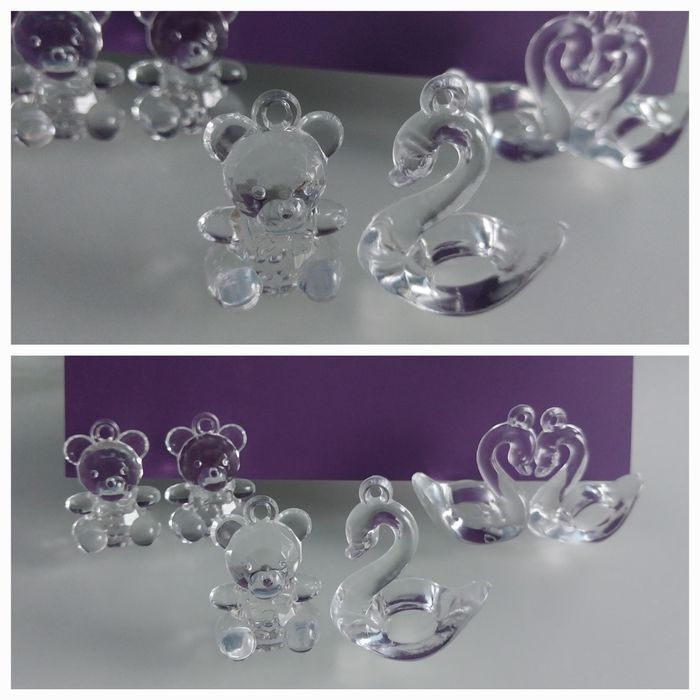 Заготовки за комплект за кръщене, материали за декорация, голяма бяла