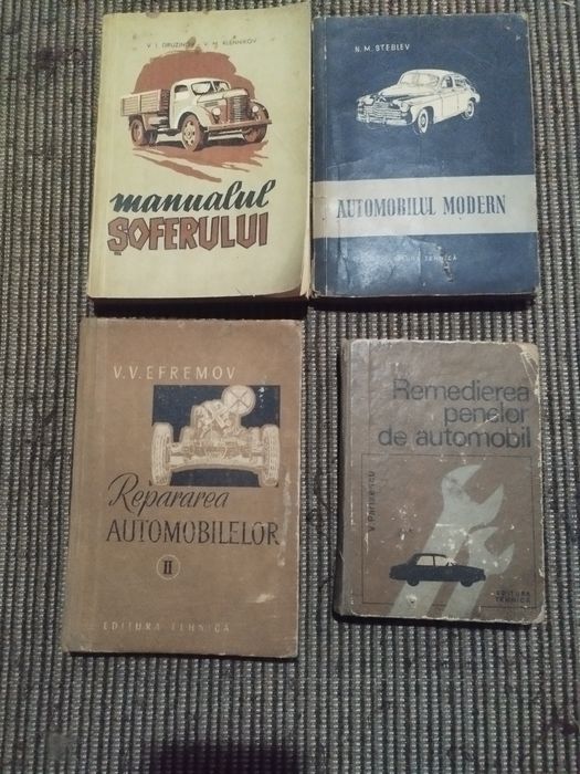 Cărți vechi tematică auto