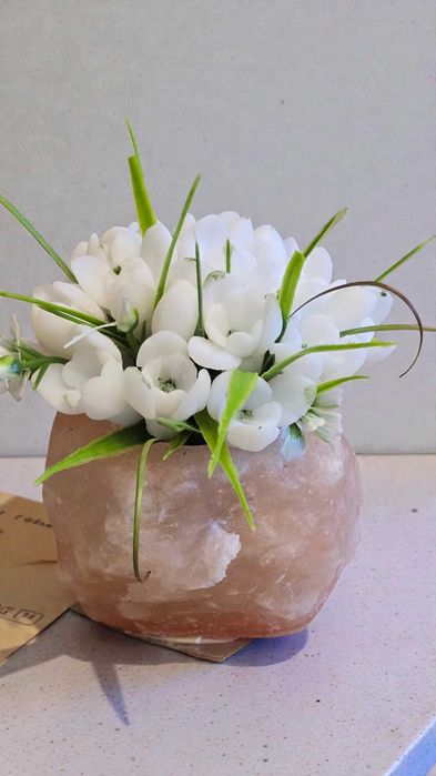 Букет кокичета от сапун