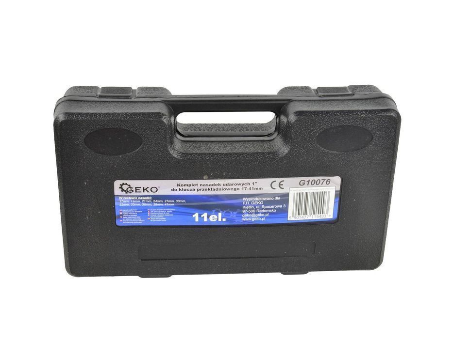 Set tubulare hexagonale de impact 1''  17-41mm 11piese geko