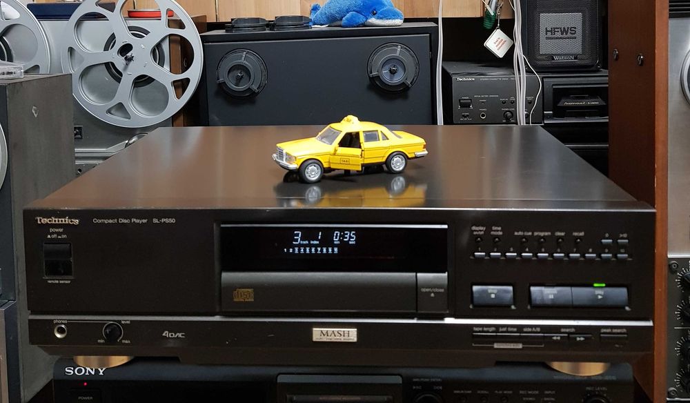 Compact Disc Deck Audio Stereo Vintage TECHNICS SL PS50 Black Bucuresti ...