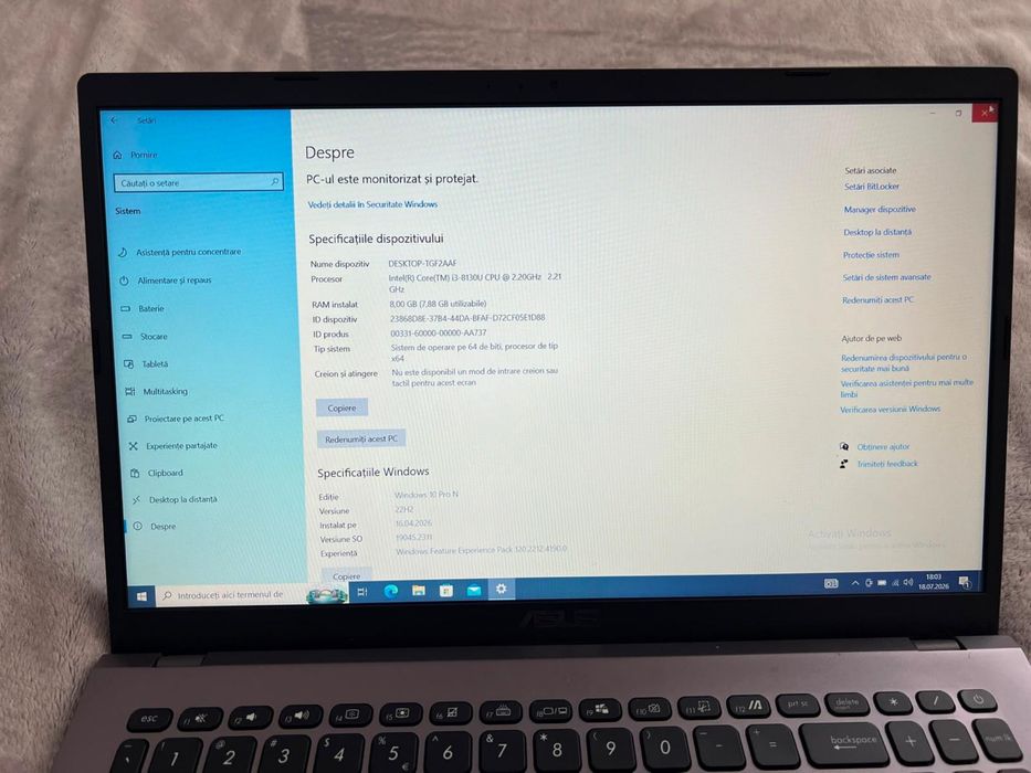 Laptop ASUS ca NOU