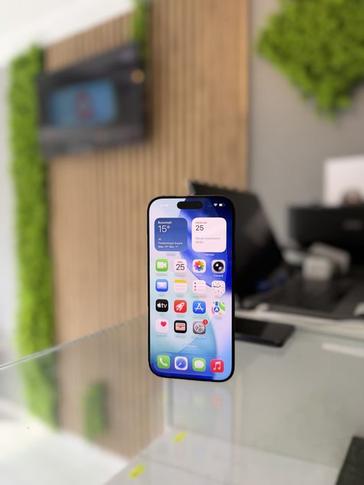 **ATS GSM**iPhone 16 Pro 128Gb Black/Baterie91%/Grad A/Fact+Gar