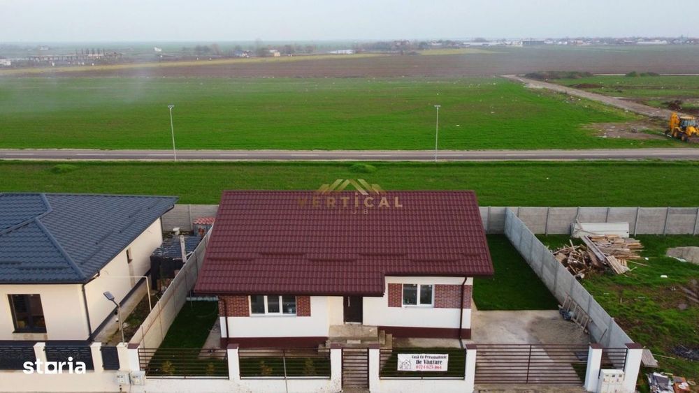 Casa parter cu 3 camere si teren 360 - comuna Berceni