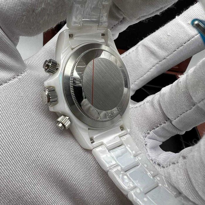 Ceas bărbătesc cu cuarț Rolex Daytona Panda Ceramics