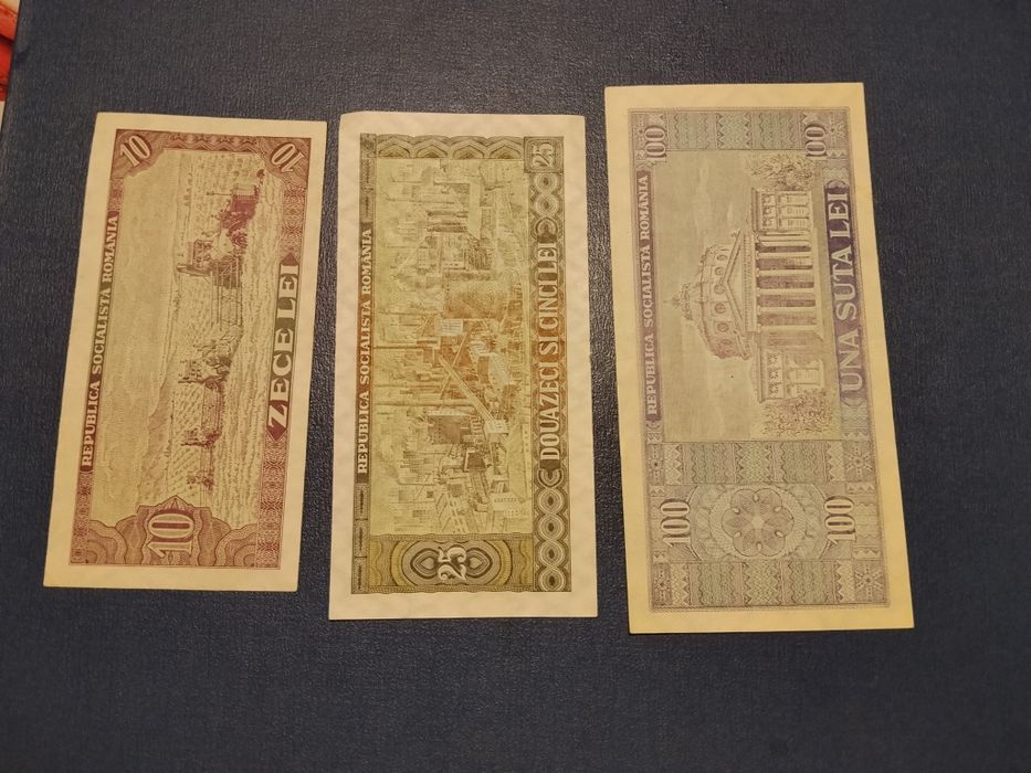 Set bancnote romanesti RSR, an 1966