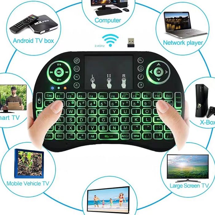 I8 Mini keyboard tv box uchun mini klaviatura