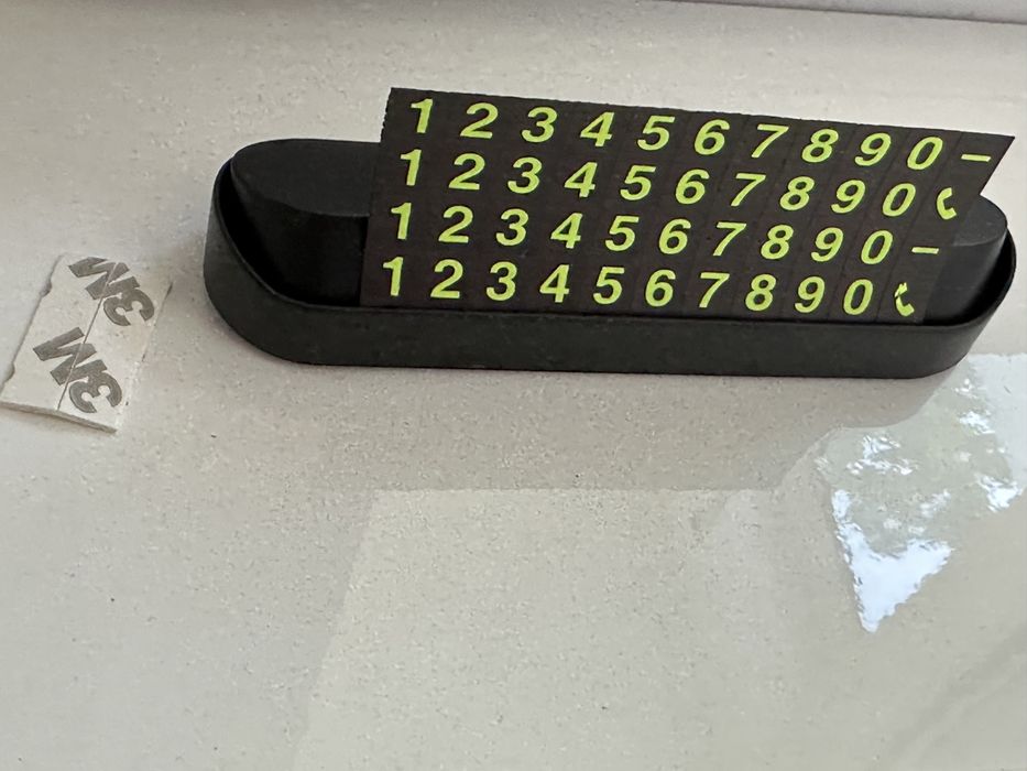 Suport numar de telefon auto