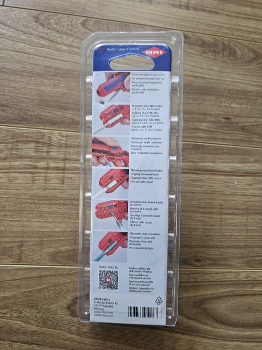 Decablator Ergonomic KNIPEX ErgoStrip 16 95 01 SB