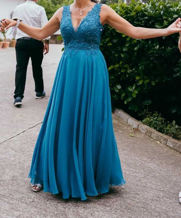 НАМАЛЕНА!!! Официална, бална рокля, размер М