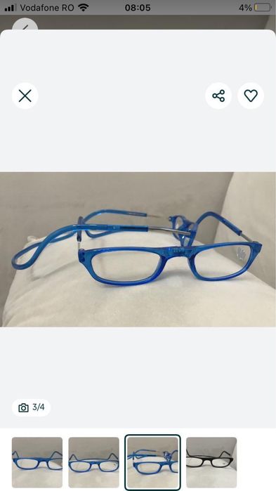 Ochelari cu magnet pentru citit +1.50