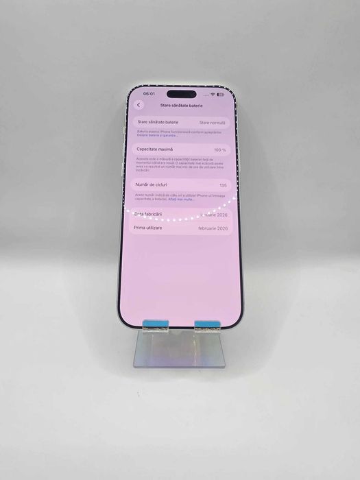 iPhone 17 Pro Max, Mem 256GB, Ram 12GB, Amanet Doamna Ghica,Cod:107459