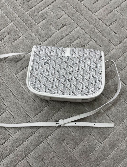 Goyard белая сумка
