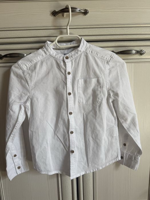 Camasa/ tunica alba baieti ,8 ani ,128 cm