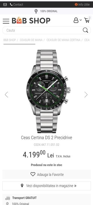 Certina precidrive ds2