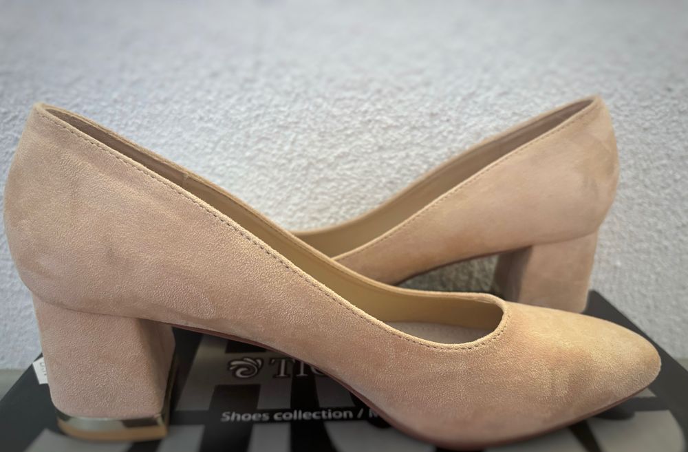 Розови обувки Tendenz  - нисък ток