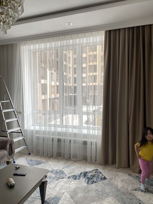 Стирка штор тюли