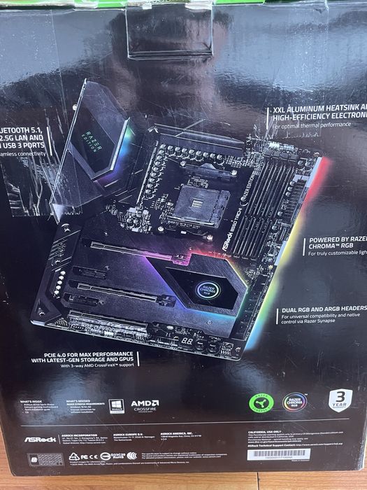 Placa de baza AasRock B550 Raze edition AM4