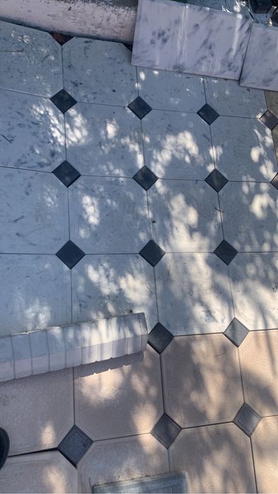 Брусчатка, тротуарная плитка, бордюры