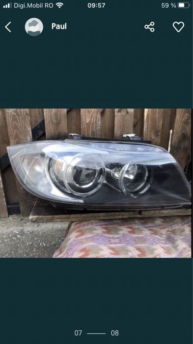Vand far faruri xenon bmw e90/91 NFL