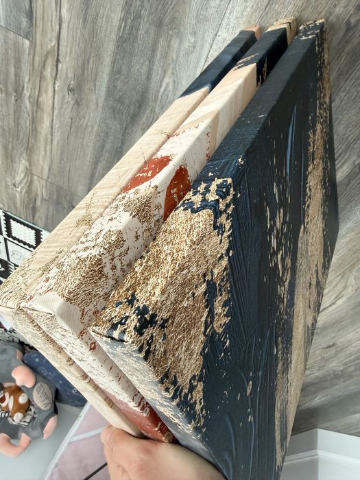 Set tablouri print pictura abstracta 50x40 cm