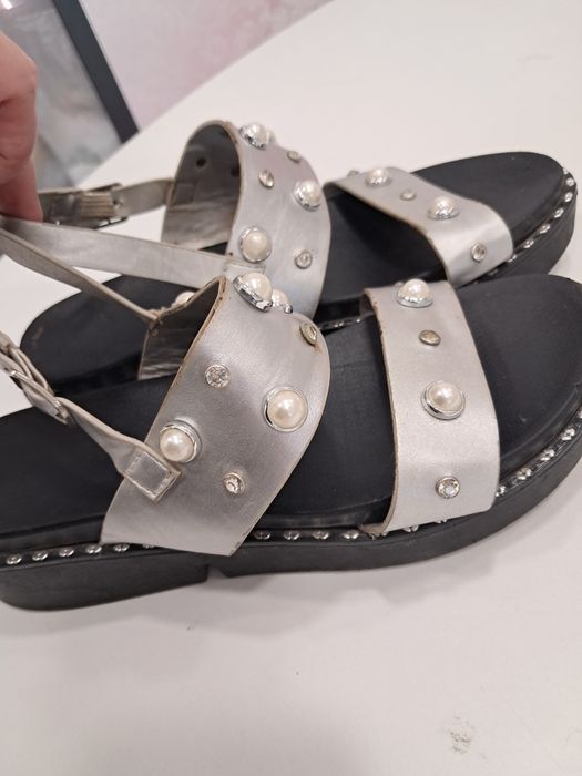 Sandale arginti nr 39