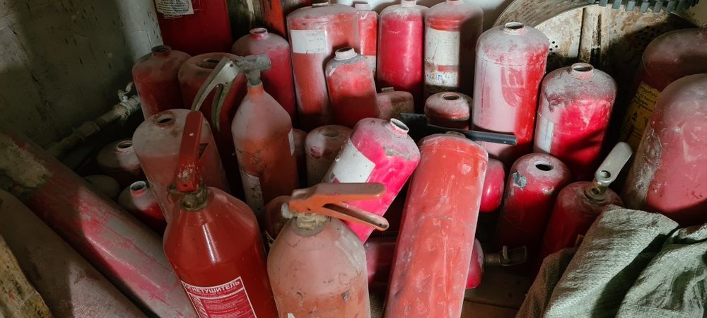 Балоны пустые от огнетушителя