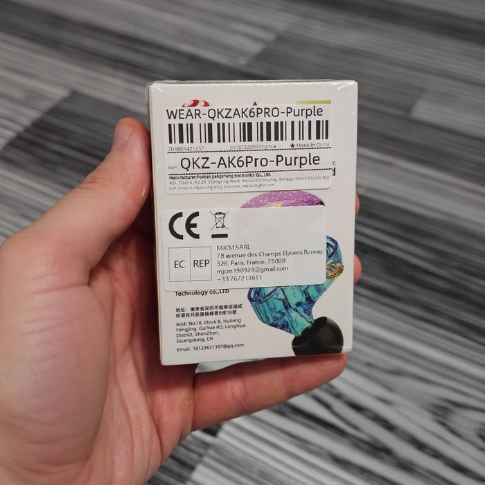 Casti in-ear QKZ AK6 PRO – cablu detasabil, 3.5 mm, bass