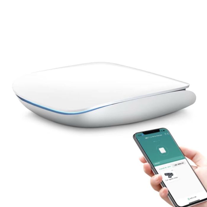 AVATTO Zigbee хъб 3-в-1 за автоматизация на дома – Бял